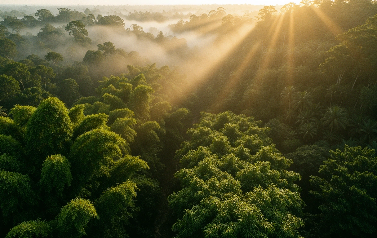 Indonesian highland landscape